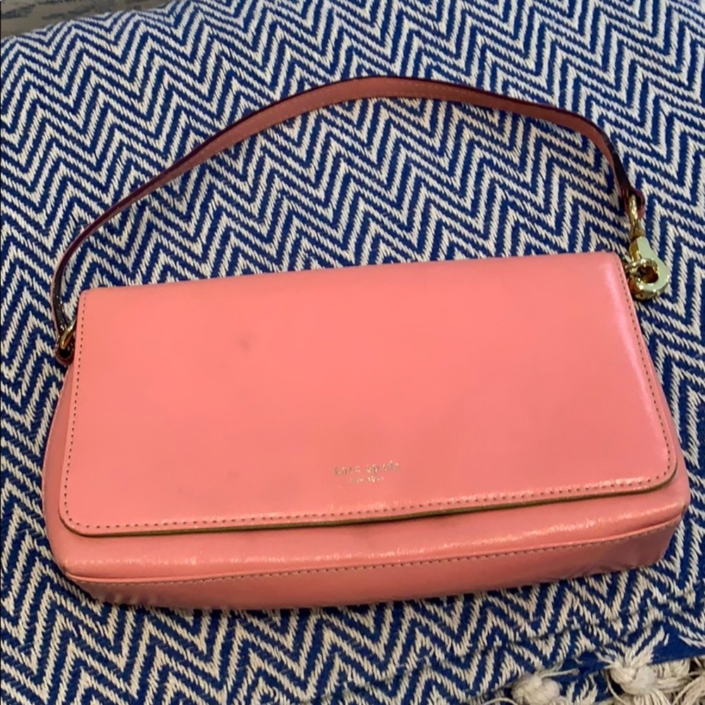 Coach leather clutch